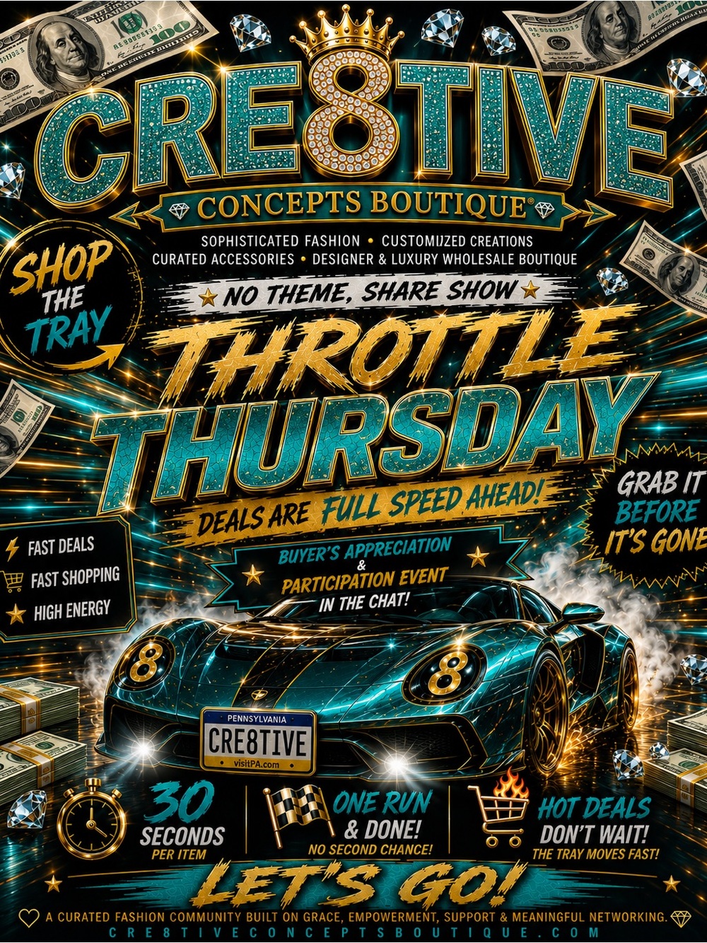 8/27 Join us 🔥 THURSDAY — THE DEALS ARE FULL SPEED AHEAD! 🔥